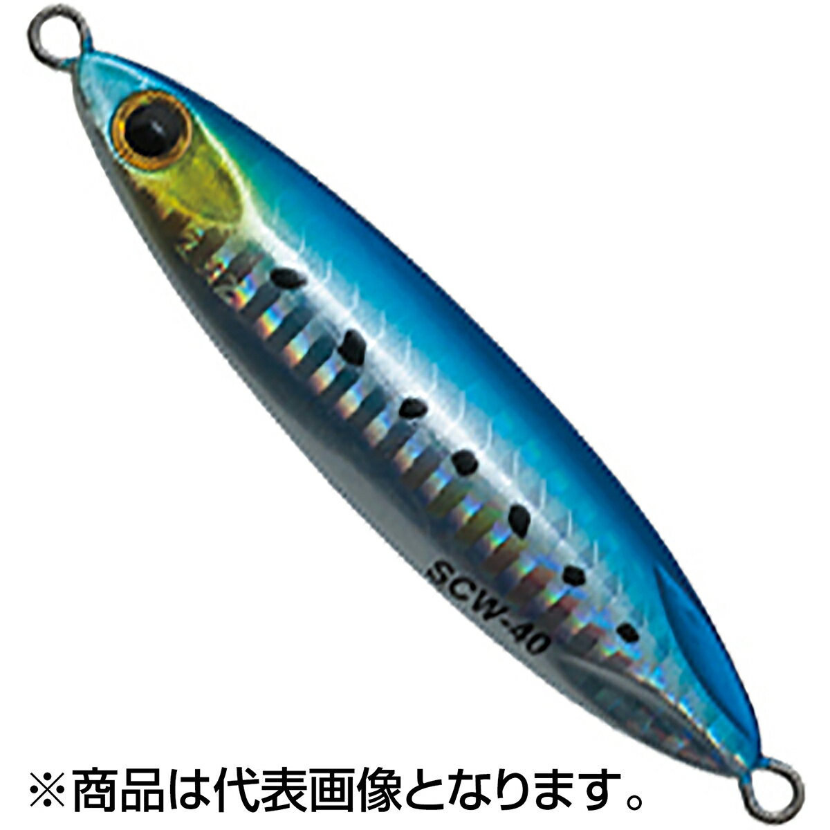 パームス(PALMS) スローブラットキャスト ワイド 73mm 30g H-10 イワシ SCW-30