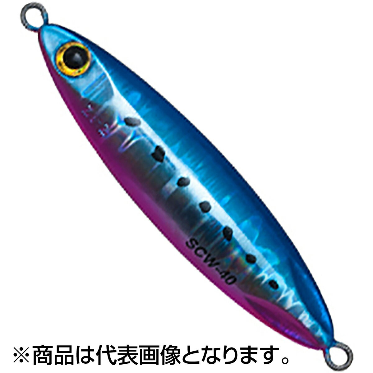 パームス(PALMS) スローブラットキャスト ワイド 73mm 30g MG-09 ブルーピンク SCW-30