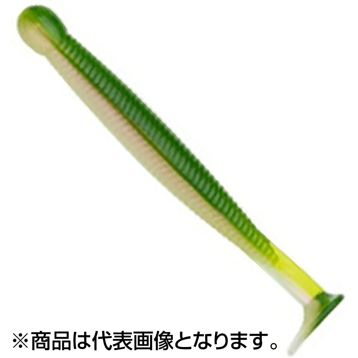 Ecogear Grass Minnow L 3-1/4 inch 85mm #117 Glow / Watermelon Back