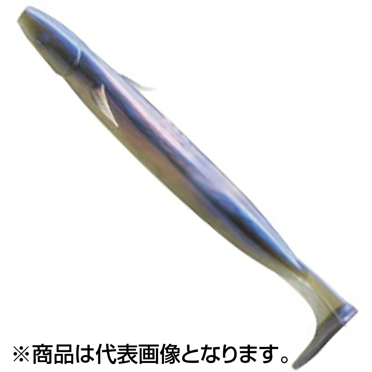 Ecogear Power Shad 4 inch / 100mm #101 Pearl White / Blue Pearl Back