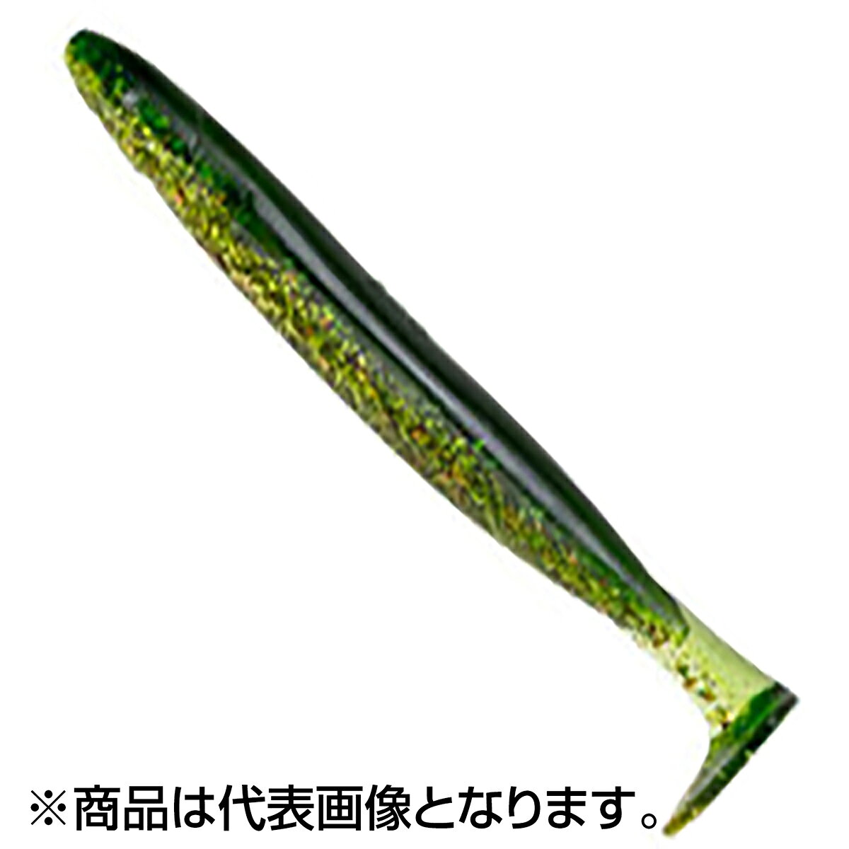 エコギア(ECOGEAR) パワーシャッド 4インチ/100mm #413 艶色グリーンゴールド