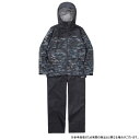 シマノ(SHIMANO) 3レイヤー レインスーツ L ブラックマルチカモ RA-047X