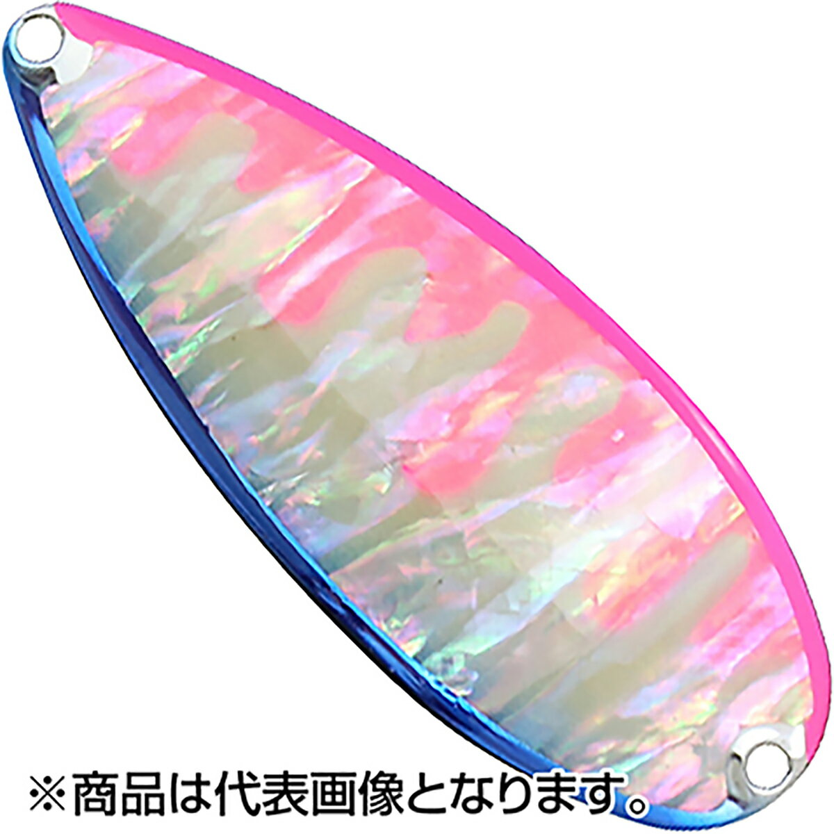 フィールドハンター(FIELD HUNTER) ノース エックス SHELL(天然日本アワビ) 75mm 40g #37 S.ピンク/ブルー