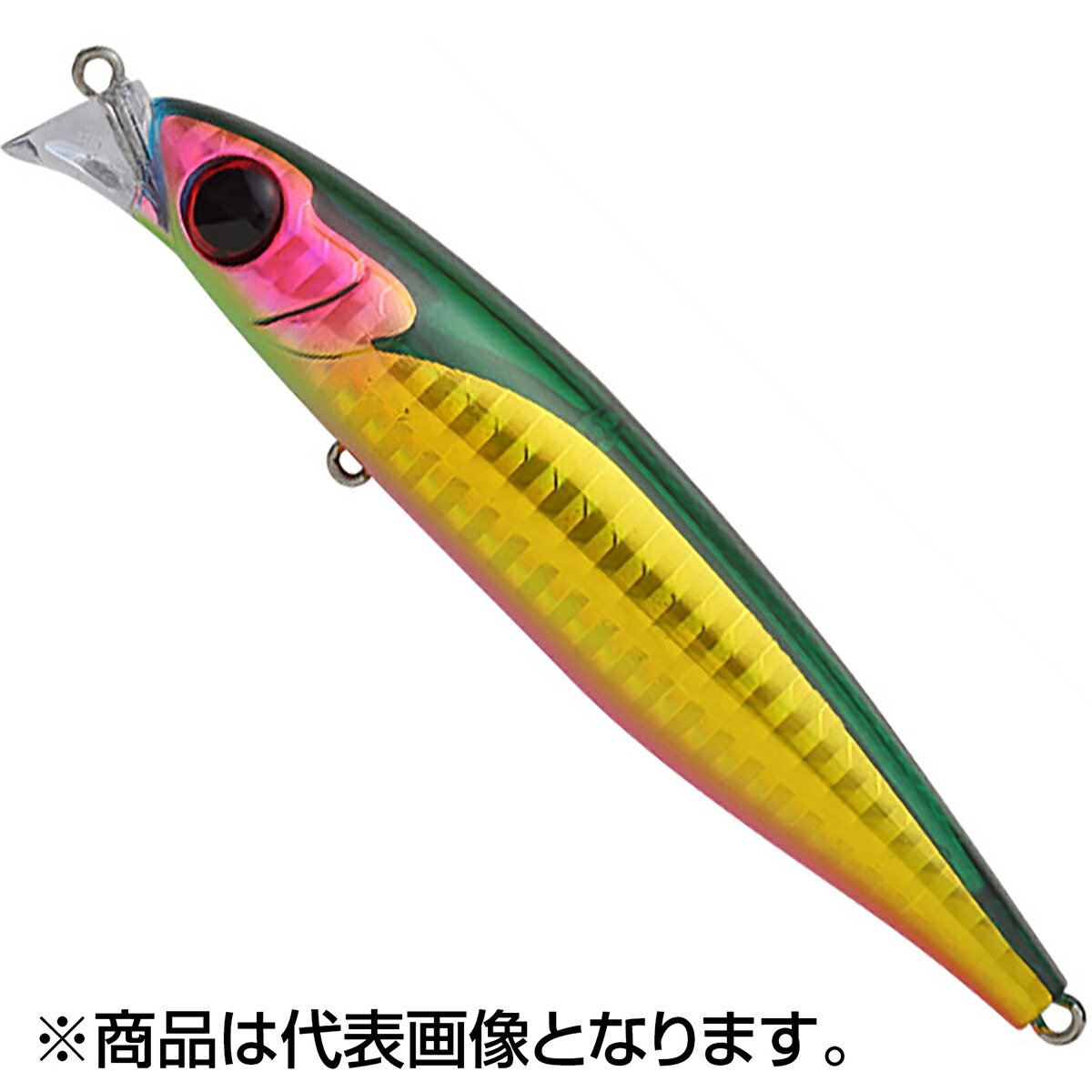 安定した飛行姿勢が生み出す爆発的な遠投性能！！トブンダーシリーズに110サイズをラインナップ。空気抵抗の小さなボディデザインと後方固定ウェイトの組み合わせが、爆発的なキャスタビリティを確保！ 高い遠投性能がターゲットとのコンタクト率を高めます。動きの質はナチュラルなウォブンロールアクション。軽い引き抵抗は長時間の使用でも疲れにくく、ナチュラルな波動とジャスト・ベイトサイズのシルエットがフィッシュイーターの採餌本能を刺激します。★仕様・規格・寸法★サイズ：110mm重さ：40g