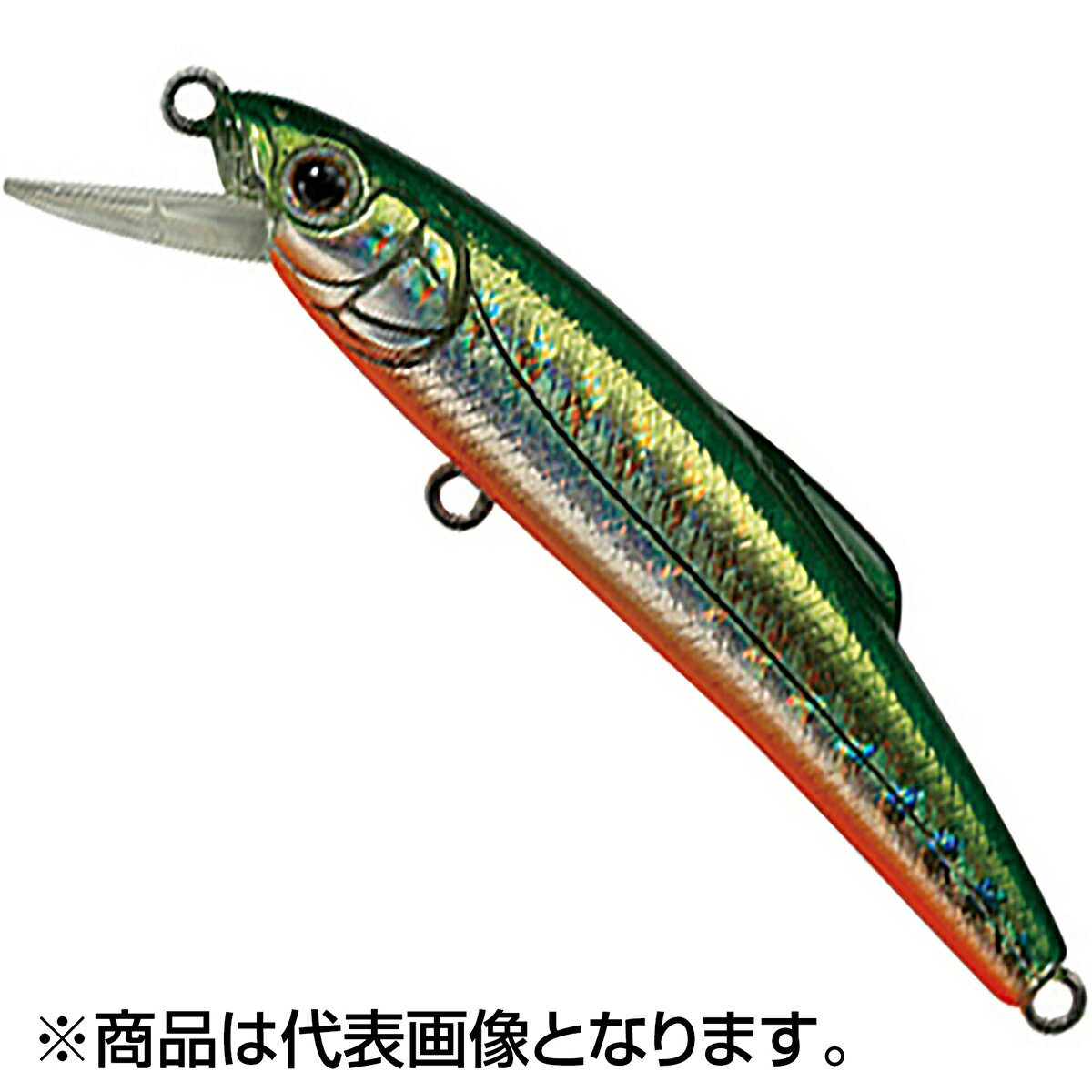 樂天商城 - タックルハウス(TACKLE HOUSE) バフェット 65mm 4.3g #05.シルバー・グリーン/オレンジベリー S65