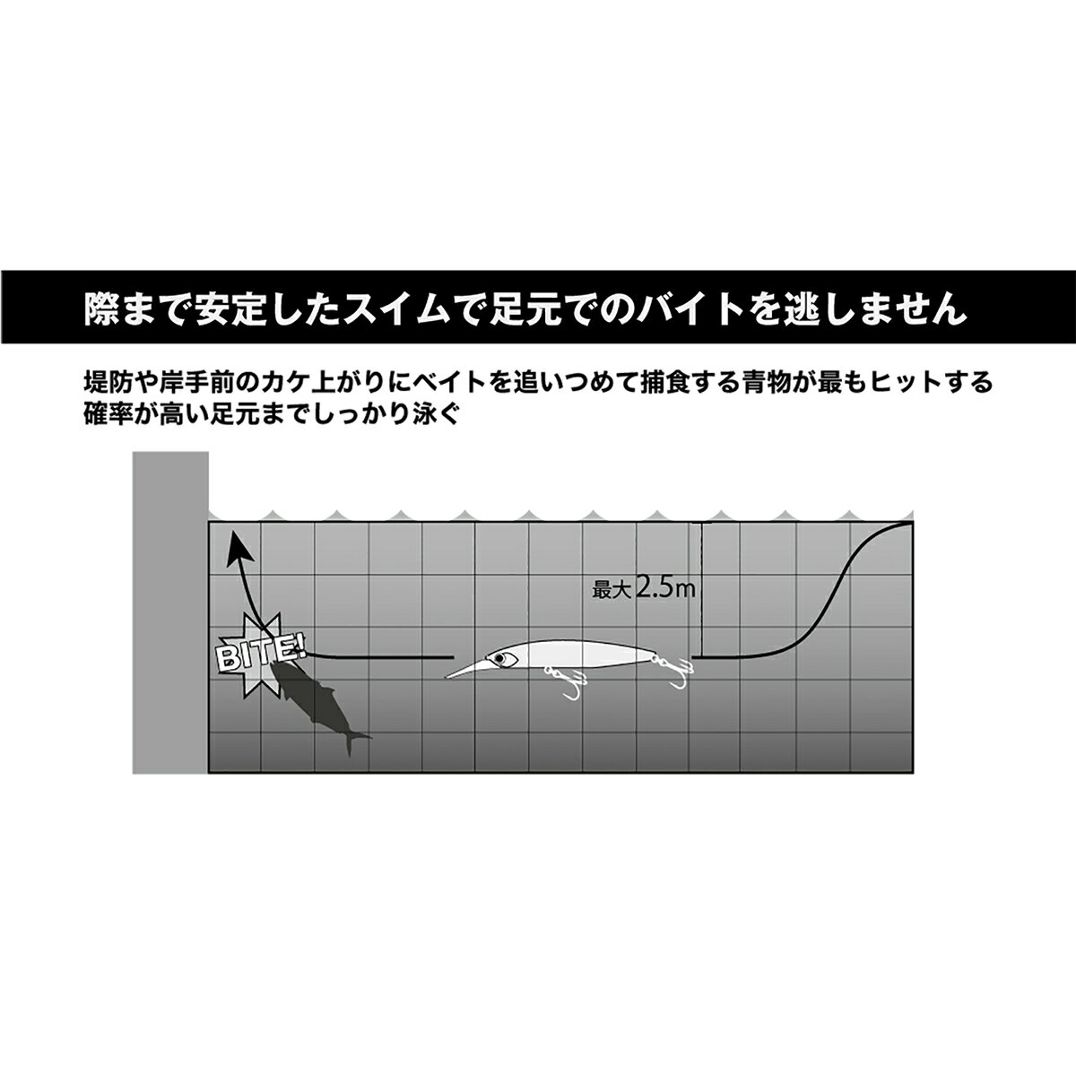 ブレイクバック 26g クリア ピンクヘッド チャート (3)