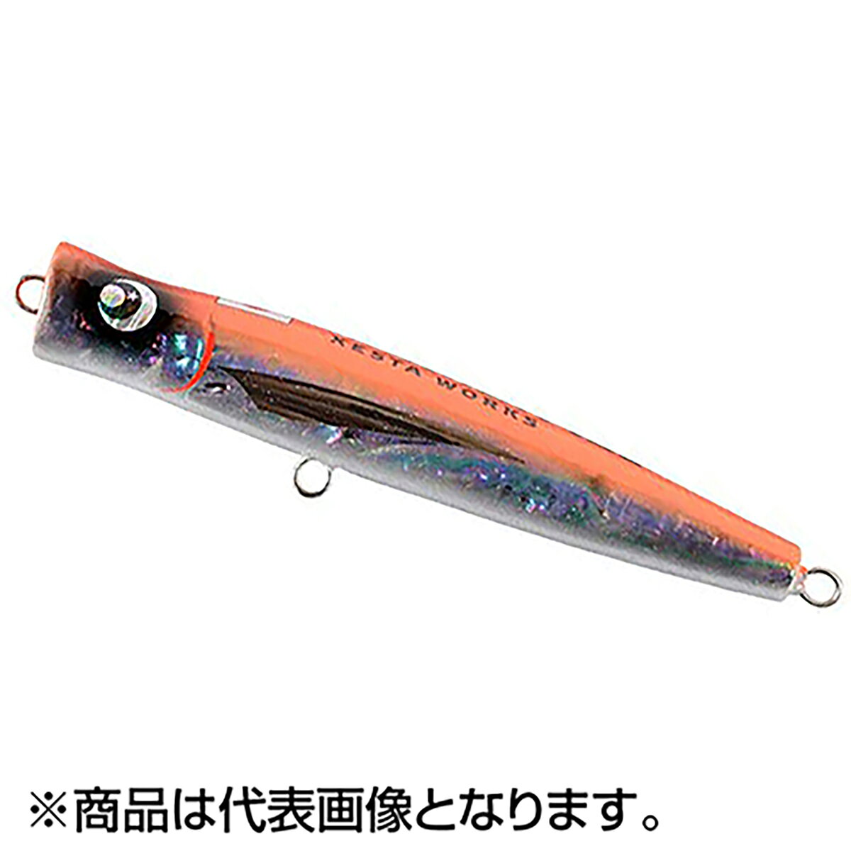 樂天商城 - ゼスタ(XESTA) アイスマン 185mm 72g PG.018 OBKSEL オレンジバックブラックシェル