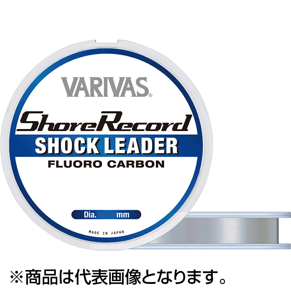 バリバス(VARIVAS) ショアレコードショックリーダー 20m 10号 35LB. ナチュラル［フロロカーボン］