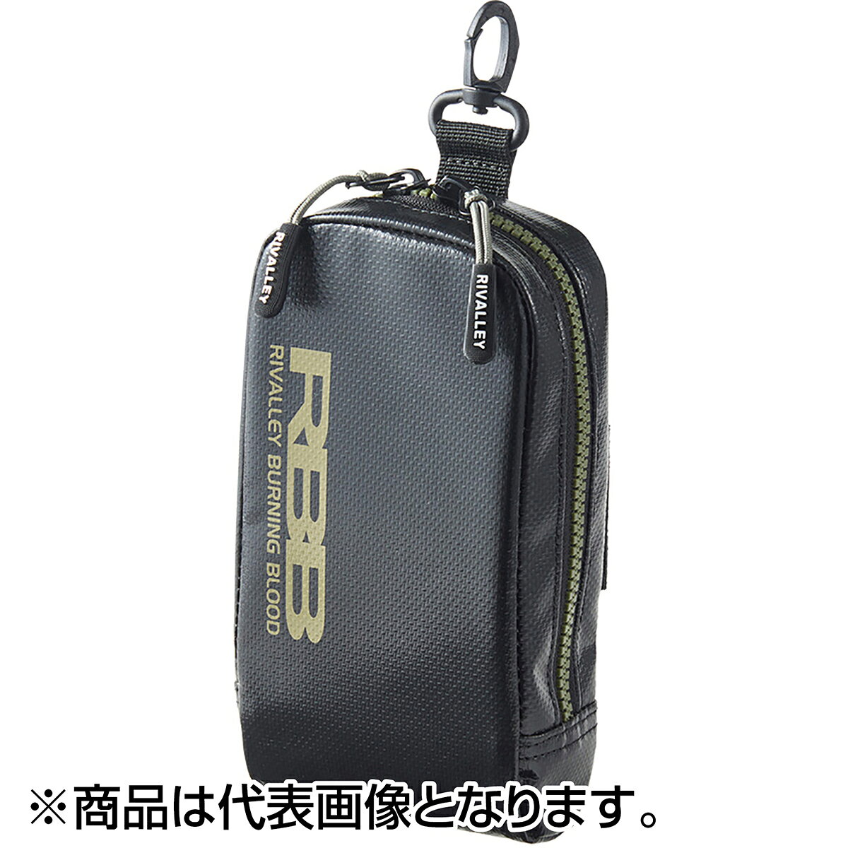 Bag - 双進(SOSHIN) RBB ターポリンポーチ BK×カーキ 7741