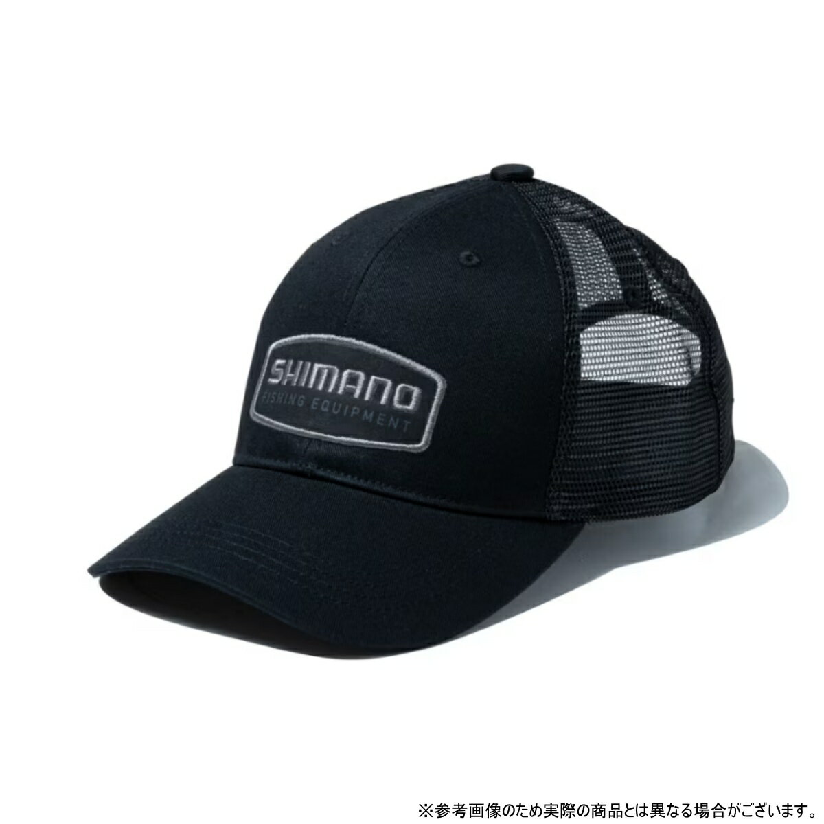Wear - シマノ(SHIMANO) CA-081Z ブラック M【ワッペン ハーフメッシュキャップ】