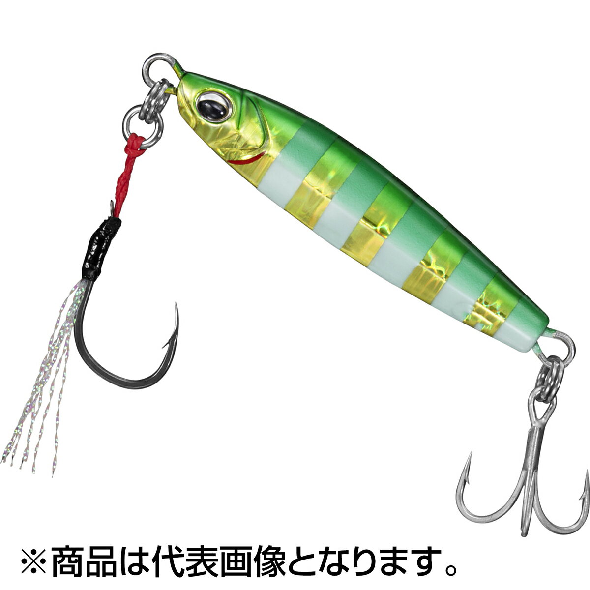 Daiwa Metal Jig Samurai Jig R SB 30g Green Gold Zebra