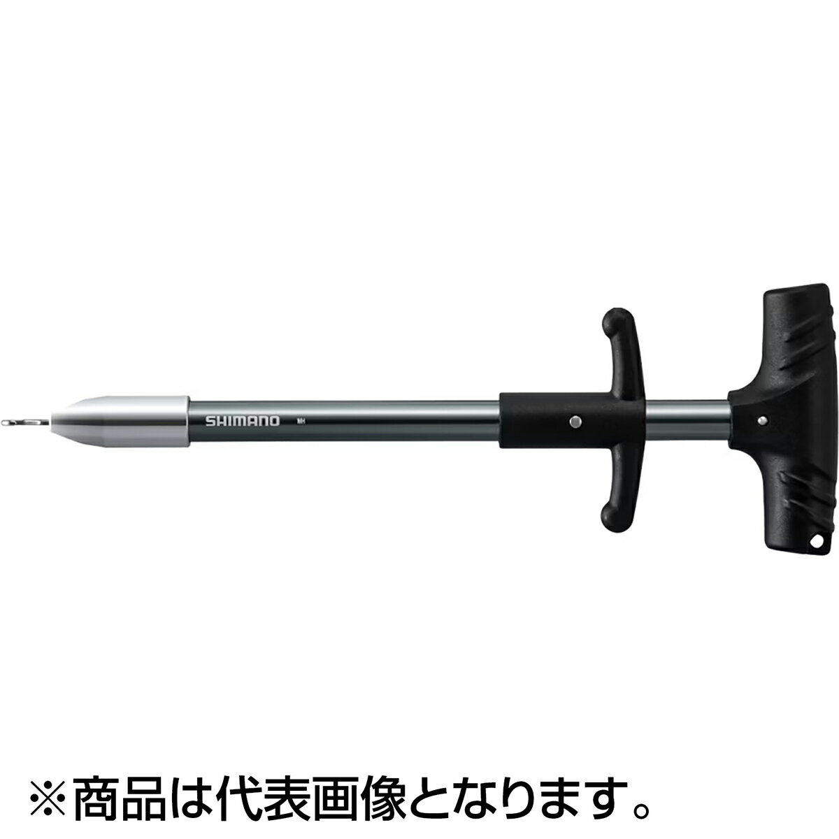 トレブルフックにも対応できるフックリリーサー。先端ヘッドはステンレス製を採用。フックにアプローチしやすい先端の形状とフックをしっかりとロックするヘッドでルアーのフックを安全に外せます。トレブルフックにも対応しており、魚に優しいフックリリーサーです。★仕様・規格・寸法★サイズ：23cm