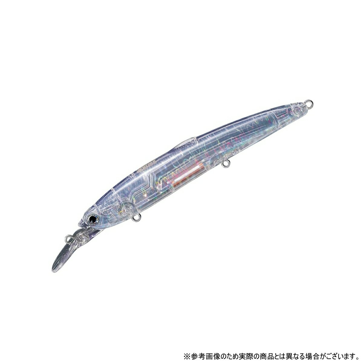 ★仕様・規格・寸法★サイズ:110mmウェイト:16.5gColor: No.19 ケイムラクリアータイプ:シンキング(タングステン重心移動機構搭載)フック: #6 (トリプルフック設定)