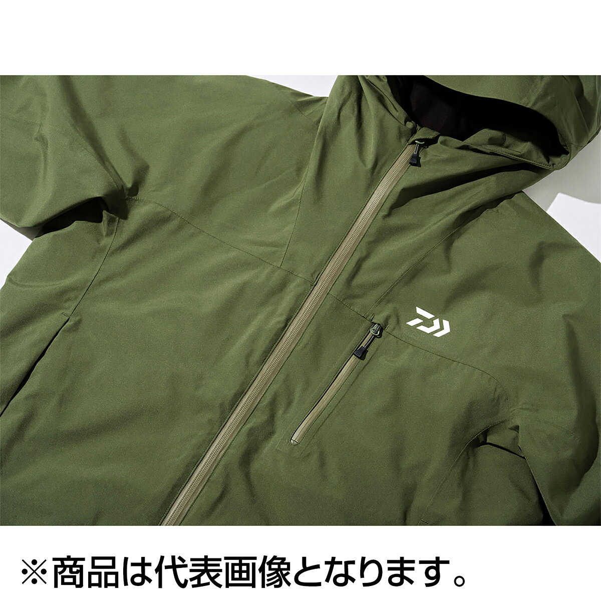 dn e-shopのダイワ(DAIWA) DW-3525 RAINMAX ウインタースーツ 2XL オリーブグリーン｜アングル2