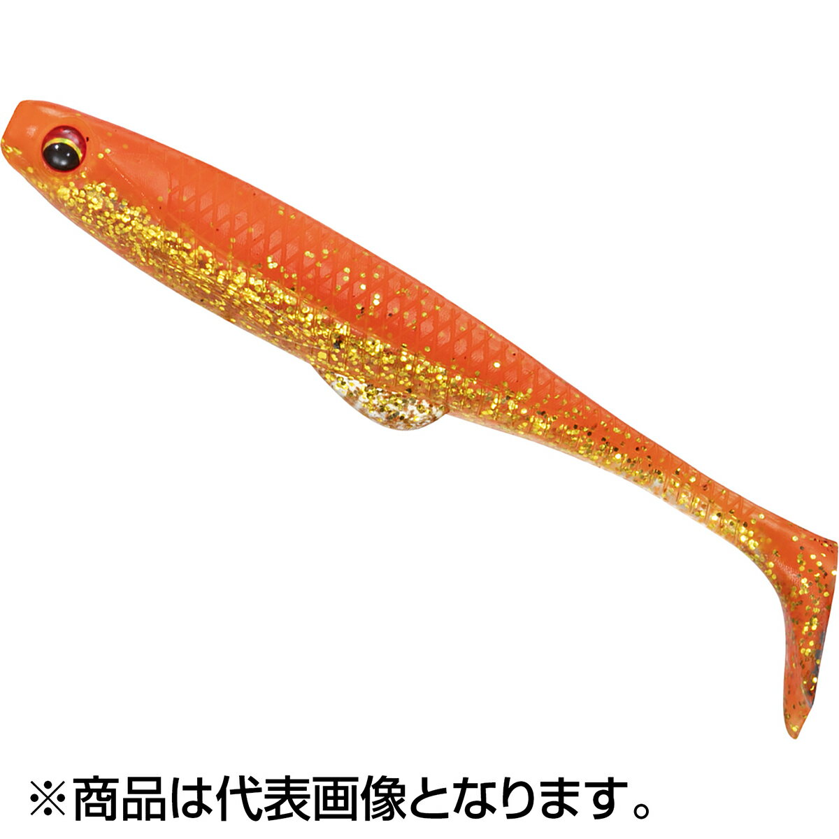 Daiwa Flat Junkie Duckfin Shad 4.2 Inch Orange Gold