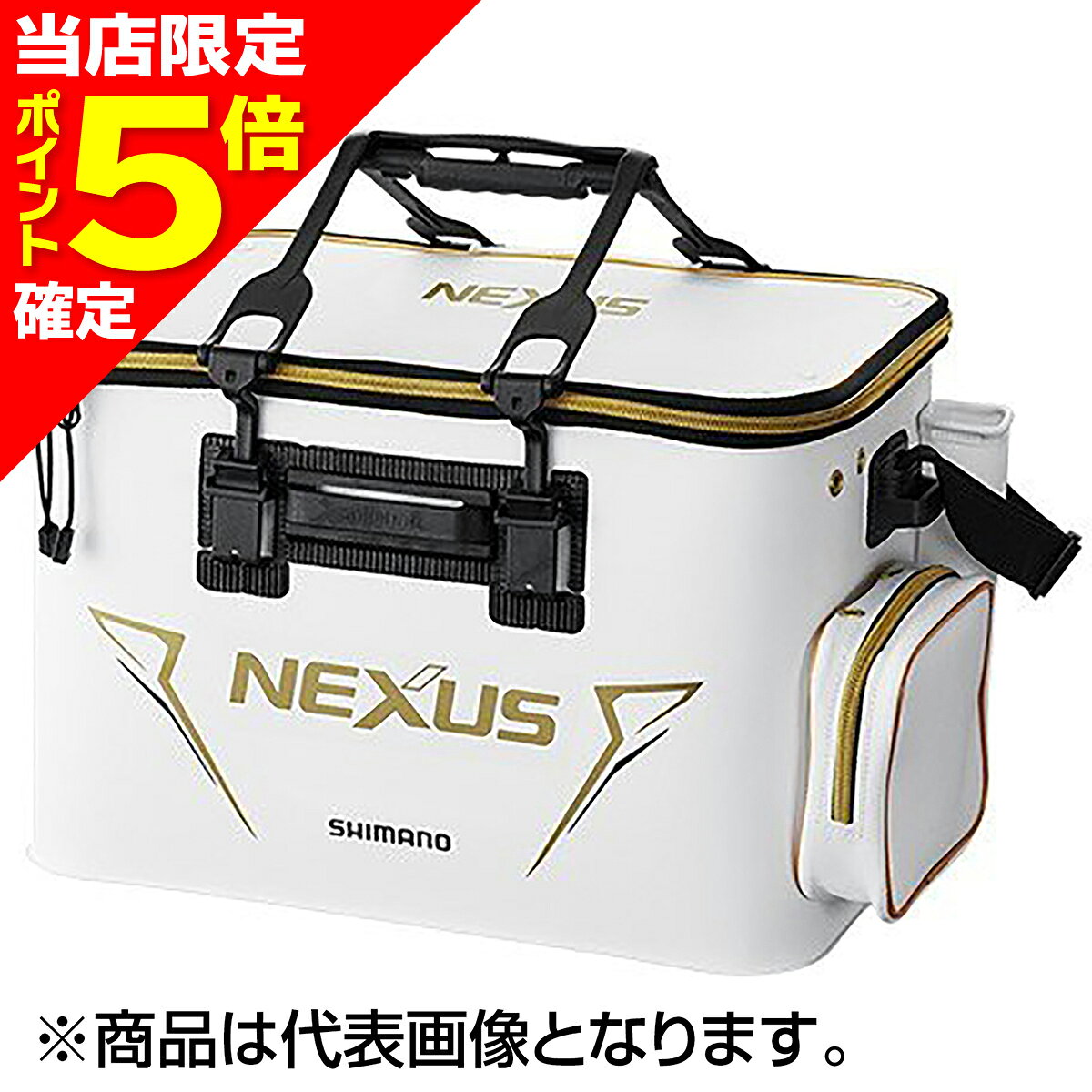 充実の機能に新型ガチっとハンドルを搭載したハイグレードモデル。●ガチットハンドル ※新型●釣魚をスムーズに入れやすい2重フタ設計●ポンプポケット●ロッドの仮置きに便利なロッドレスト ※新型●自立性よく型くずれしにくいハードタイプ●塩ガミしにくい太番手ファスナー●収納しやすいノーテーパーボディ★仕様・規格・寸法★サイズ：50cm外寸(cm)：32×50×33素材： EVA