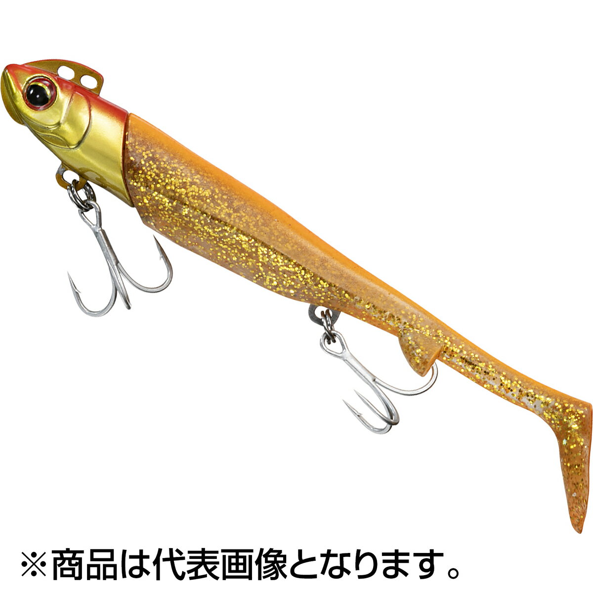 ダイワ(DAIWA) フラットジャンキー ロデム R シャッド 4inch 28g オレンジゴールド