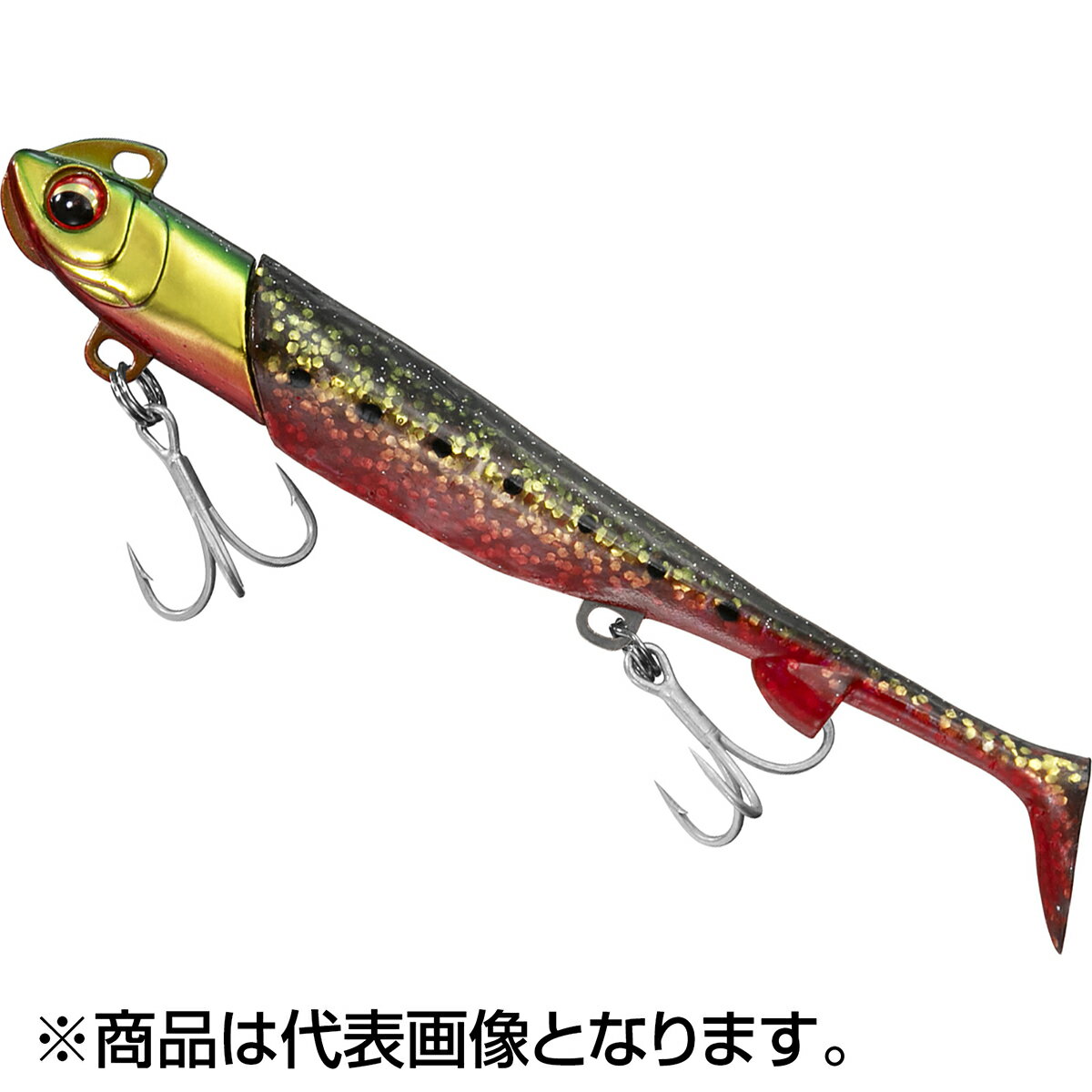 Daiwa Worm Flat Junkie Rodem R4 Shad 28g Green Gold Red Berry