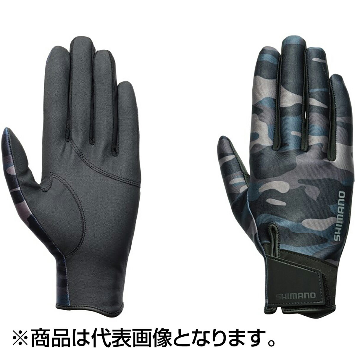 シマノ(SHIMANO) 03 タイタニューム・アルファ グローブ フルカバー M ブラックマルチカモ GL-053Y