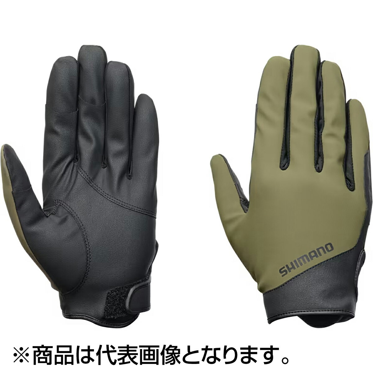 Rakuten - シマノ(SHIMANO) 01 ベーシックウォーム グローブ 指出し M カーキ GL-071Y