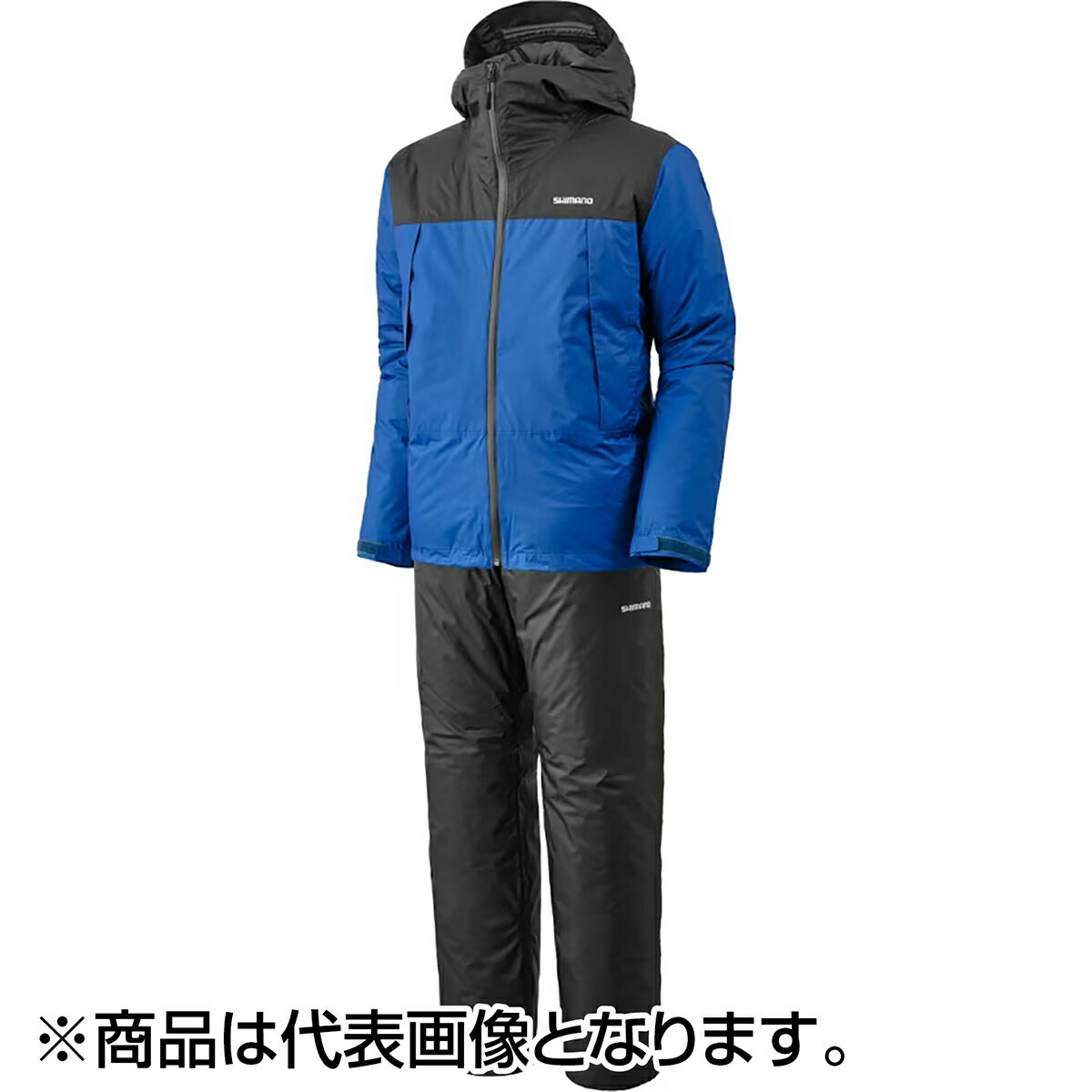Rakuten - シマノ(SHIMANO) ベーシックインサレーション レインスーツ 01 L ブルー RB-057X