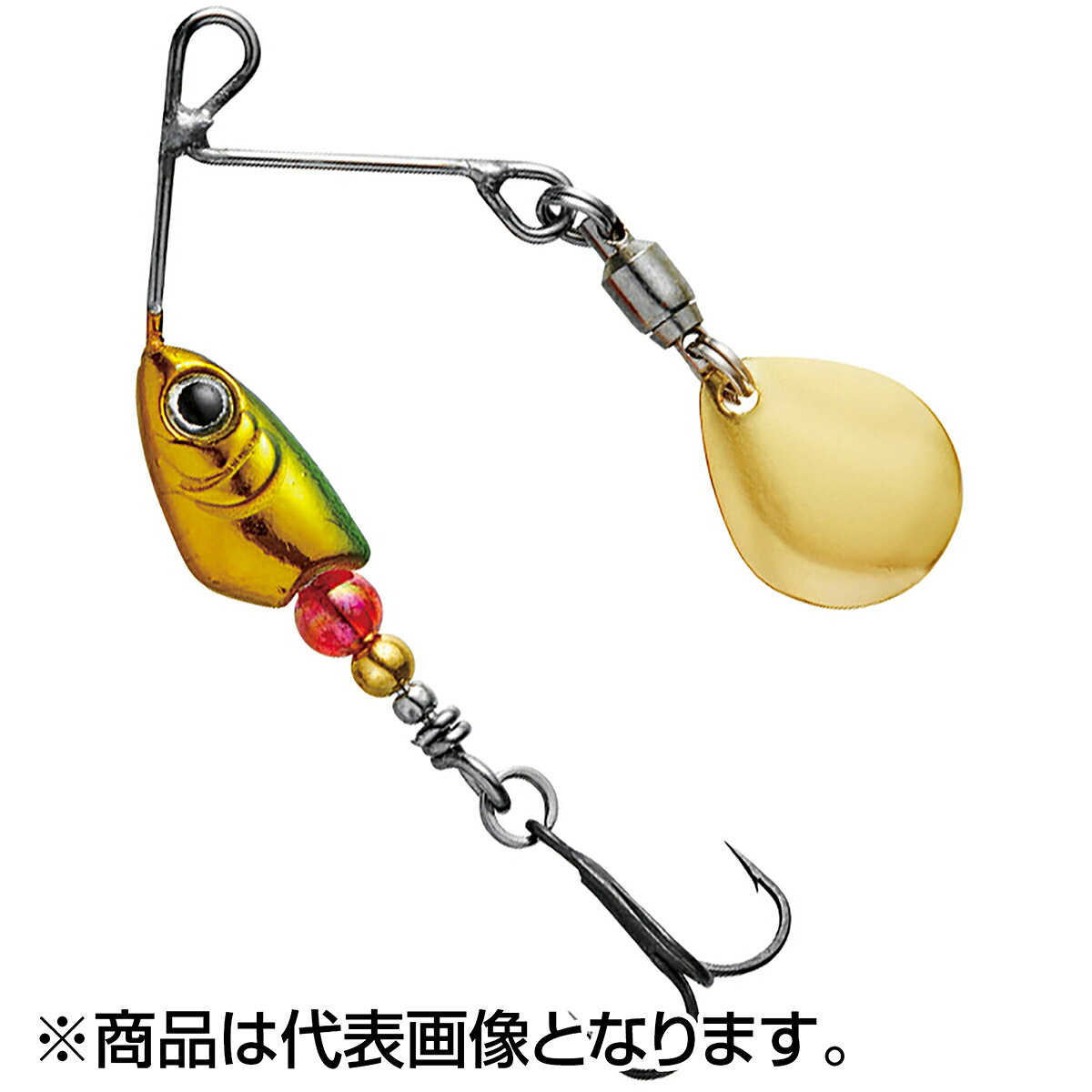 ボディの中心を軸としてブレードが回る従来のスピナーとは異なり、ボールベアリングスイベルを基点に上下左右にも可動できるコロラドブレードが、一線を画したフラッシングと波動でターゲットを魅了。ブレードとボディの位置関係もスピナーとは大きく異なるため、ターゲットの目線や意識を変えることにつなげ、しかも通常のリトリーブに加えて水深のある淵や堰堤などではリフト&フォールで誘うことも可能。フィールドや状況に応じて駆使できる戦略的にも多彩なルアーでネイティブトラウト攻略の新たな一手となります。★仕様・規格・寸法★3.5g