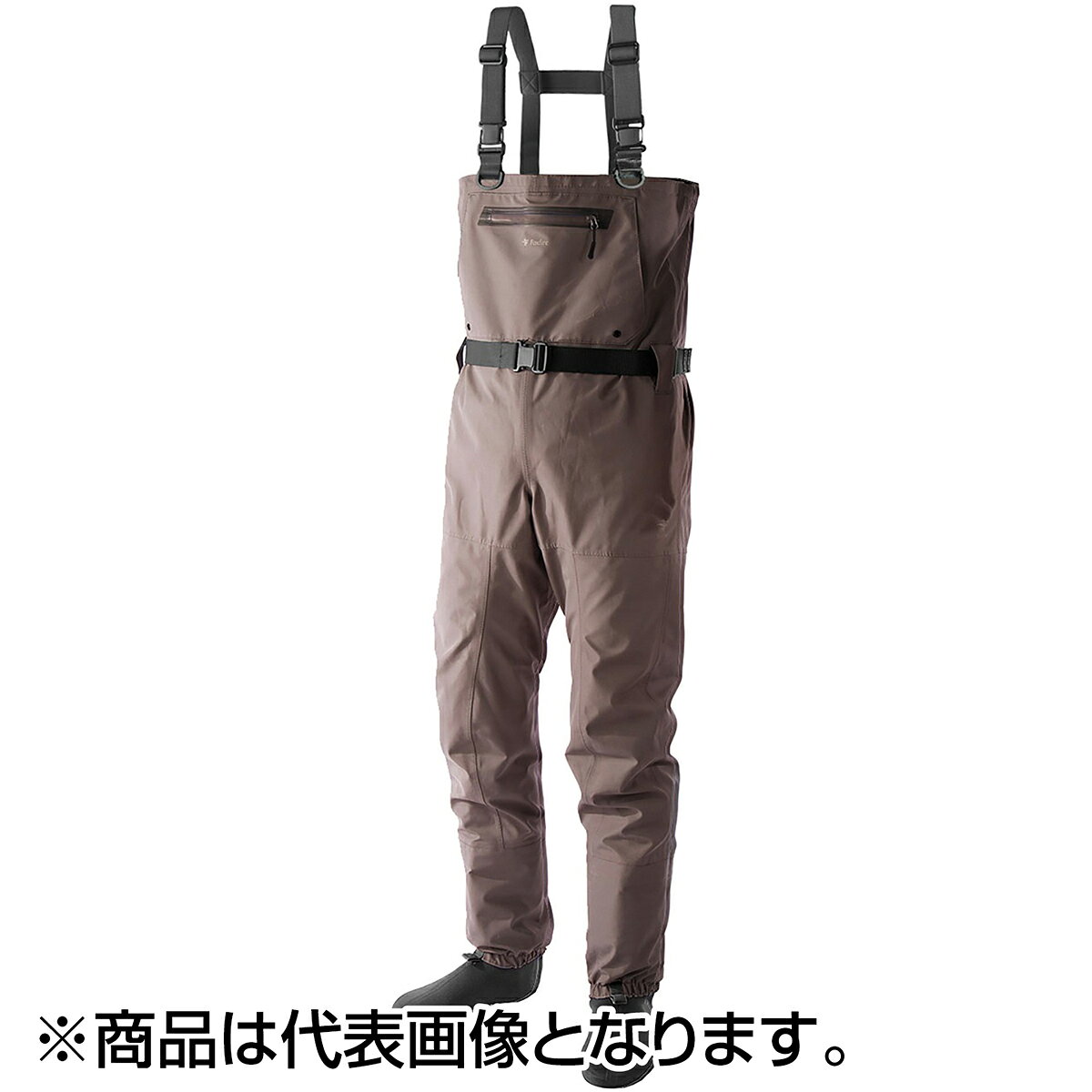 内股からシームをなくすことにより、細身のシルエットながらも高い運動性能と耐久性を実現したセンター・ツーシーム・パターン採用のチェストハイウェーダー75デニールのFoxfireオリジナル透湿防水素材エアロポーラスFW3レイヤーは耐針性や引き裂き強度に優れています。胸部に配したポケットはファスナー付きとハンドウォーマーの二重構造。左右のバックルがオスメス交互になった仕様のショルダーストラップは上着を脱がずに用を足すことが可能です。シルエットや脇下のカッティングを女性用に設計したウィメンズサイズ(WM)もラインアップ。※グレーのウィメンズサイズはフロントポケットのファスナーカラーがメンズとは異なります。★仕様・規格・寸法★素材：エアロポーラス?FW3レイヤー75D(ポリエステル100%) 重量： 1,080g