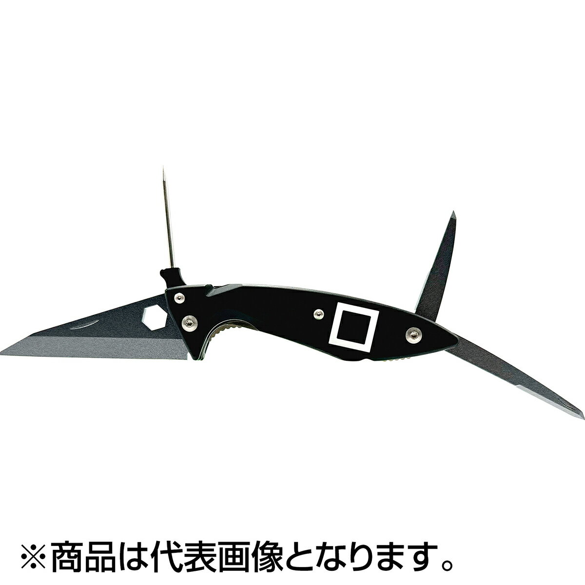 究極の絞め具「魚を絞める」ことに特化したナイフ付き絞め具フィッシュピック絞め具（大）絞め具（小）ナイフ計測マーカー○アジなどの小型魚から10kgの大型魚まで絞めることが可能！○神経穴をあける用のピックを搭載○錆びにくいフッ素加工★仕様・規格・寸法★サイズ：収納時：約125×20×35ナイフ使用時：約200×20×35刃渡り：83質量：約167g計測最大サイズ：50cm付属品：専用ケース