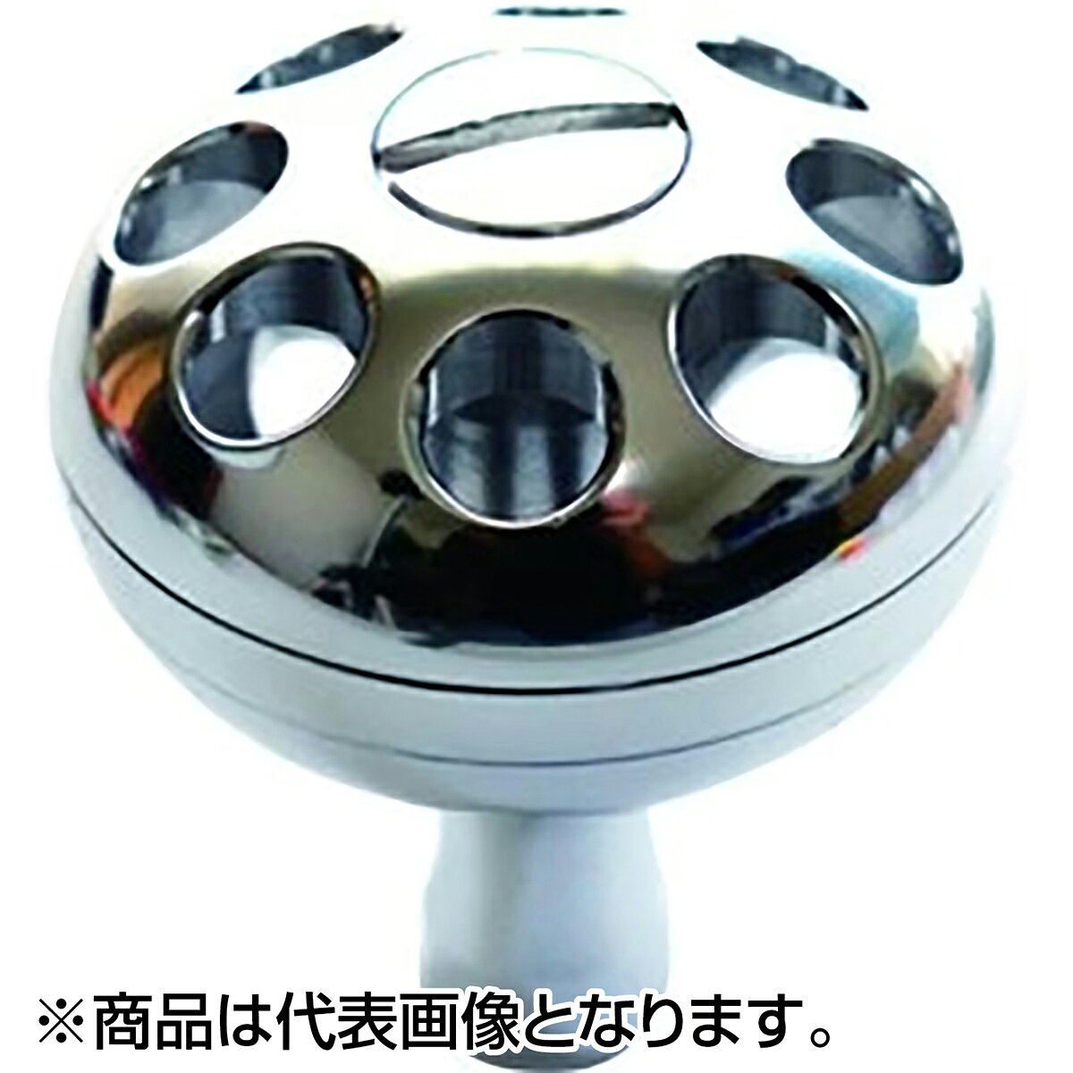 STELLA用/ステラ用(SILVER)ノブBタイプ #8000〜対応。★仕様・規格・寸法★外径：45mm全長：60mm重量：47g