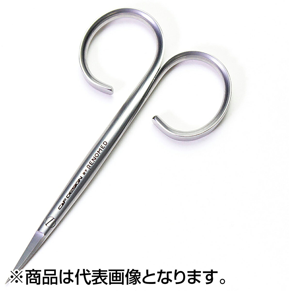 先端がゆるやかにカーブしたフライタイイング用シザーズです。小さなフライを多用する日本のフライタイイング事情を見据えてデザインされました。巻きつけた獣毛のあまりを、丸みをもたせて滑らかにカットしたい場合などに最適です。繊細な見た目からは想像できない、切れ味の持続性をもった実用的なタイイングシザーズです。★仕様・規格・寸法★●ステンレス製。●サイズ：約90mm。●先端は非常に鋭利なので、安全に注意し使用してください。●お子様の手の届かない場所で保管してください。