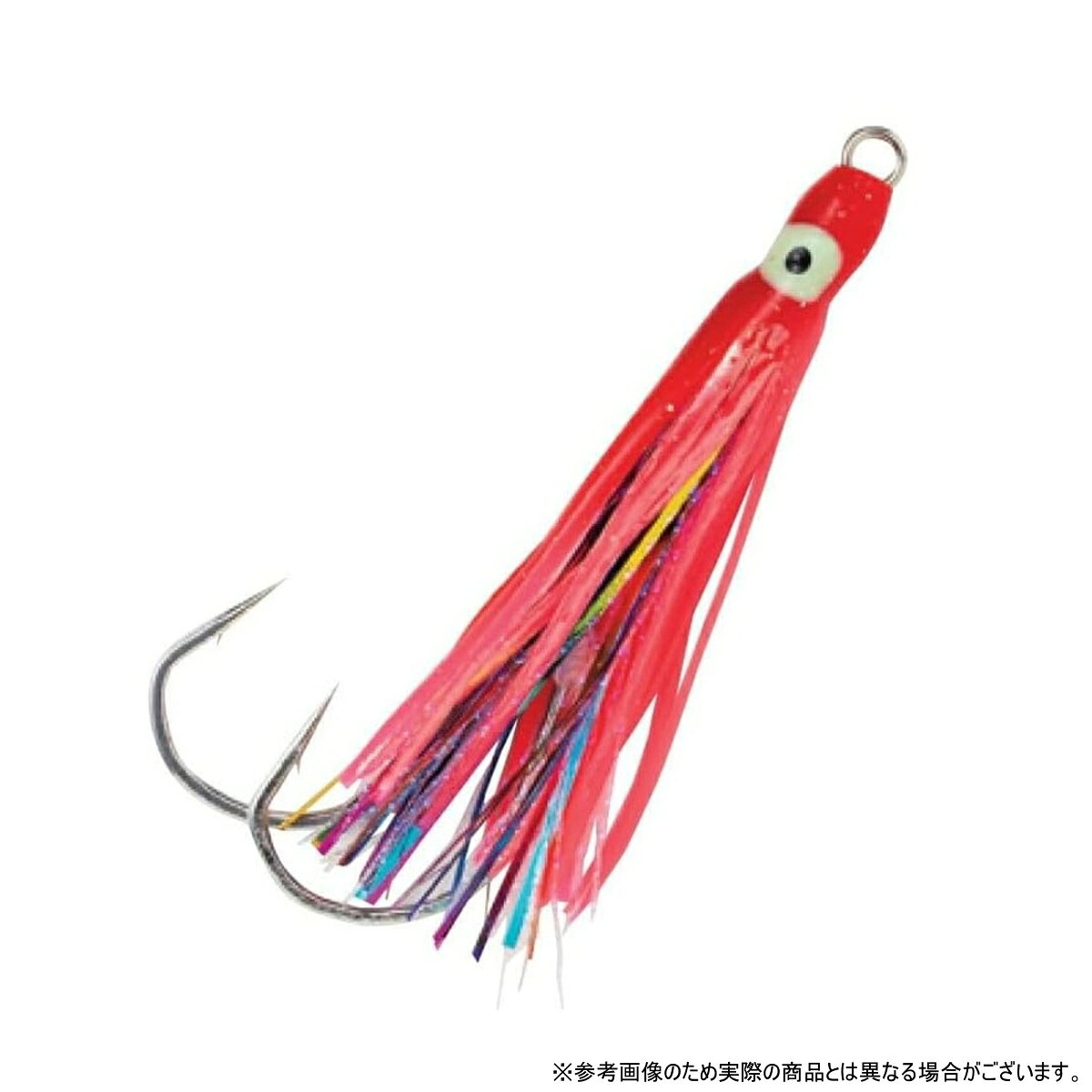 ・品番:No.2645 ・タコベイト:2.0寸 ・カラー:RP ・貫通したら離さない最強素材タフワイヤージガーライトフック仕様 ・PEラインハリスで強度抜群