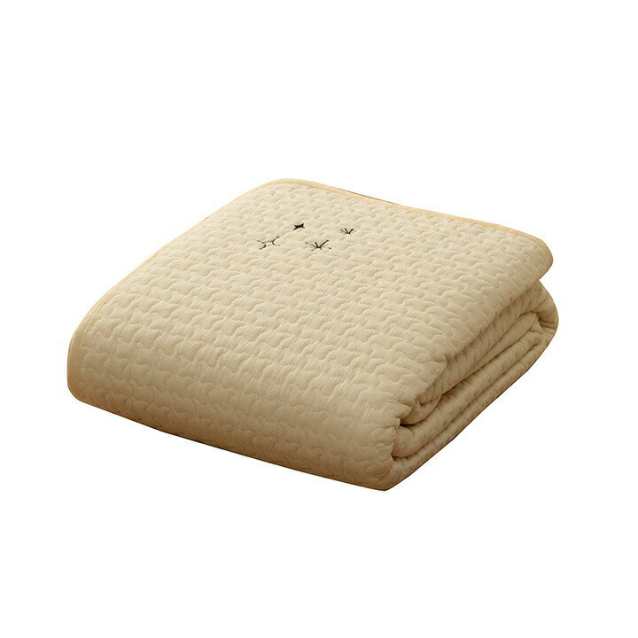 【メーカー直送】イケヒコ 寝具 マルチ カバー 綿 100% 洗える ギフト イブル アイボリー 約200×250cm|1380000000439 [3]