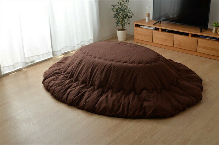 イケヒコこたつ布団楕円形掛単品厚掛...