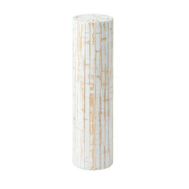 Rakuten - AZUMAYA(東谷) フラワースタンド プランターベース 花台 パイン材 丸太型 H68cm｜GUY-926WH