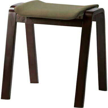 AZUMAYA(東谷) スタッキングスツール ファブリック グリーン｜TSC-117GR