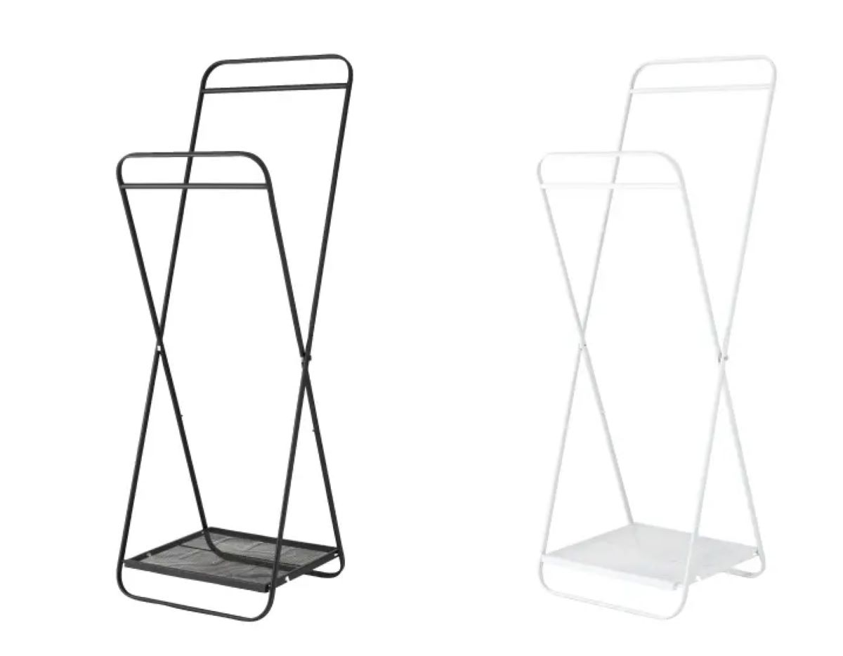 AZUMAYA(東谷) フォールディングハンガー スチール製 ダークグレー/ホワイト 全2色｜MIP-65DGY｜MIP-65WH