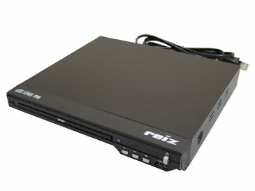 【在庫あり】reiz（レイズ）コンパクトサイズDVD/CDプレーヤー　据置型 再生専用 簡単操作｜RV-SW100