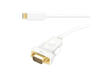 【お取り寄せ】j5　Create USB Type-C to VGA Cable 1.8M｜JCC111