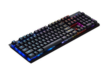 【お取り寄せ】オウルテックTESOROゲーミングキーボードホワイト青軸|TS-G11UXL-B-BL-JP