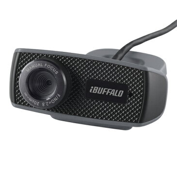 【お取り寄せ】Buffalo(バッファロー) マイク内蔵120万画素Webカメラ HD720p対応モデル ブラック｜BSWHD06MBK