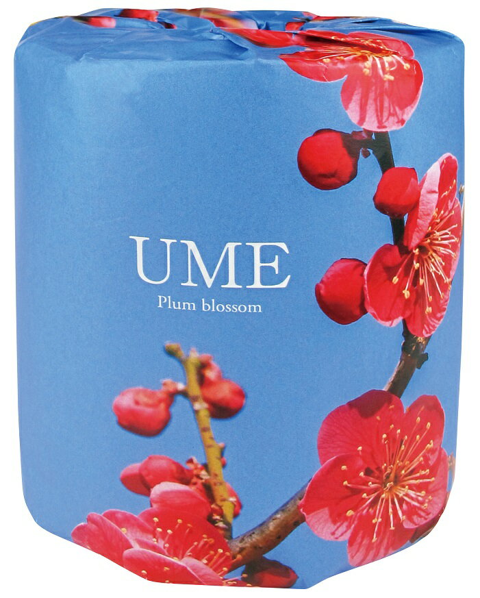 梅の花1ロール　100個セット　　衛生用品 おもしろ 粗品 景品 トイレ トイレットペーパー トイレットロ..