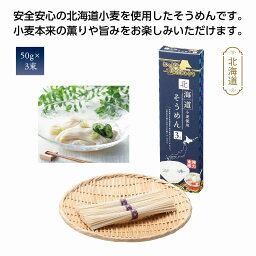 にっぽん美食めぐり 北海道そうめん3束　　 プチギフト お徳用 雑貨 景品 粗品 販促 プチ ギフト 　　★ロット割れ不可　100個単位でご注文願います