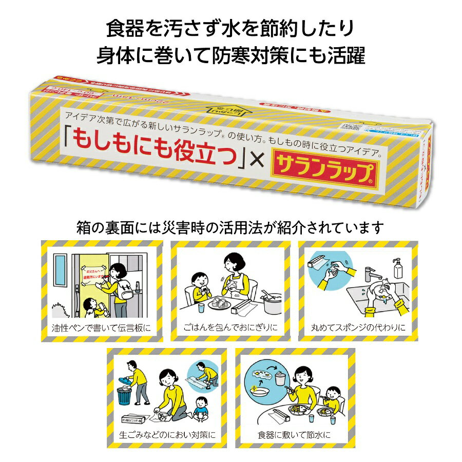 もしもにも役立つ×サランラップ22×15m　　 プチギフト お徳用 雑貨 景品 粗品 販促 プチ ギフト 　　★ロット割れ不可　60個単位でご注文願います