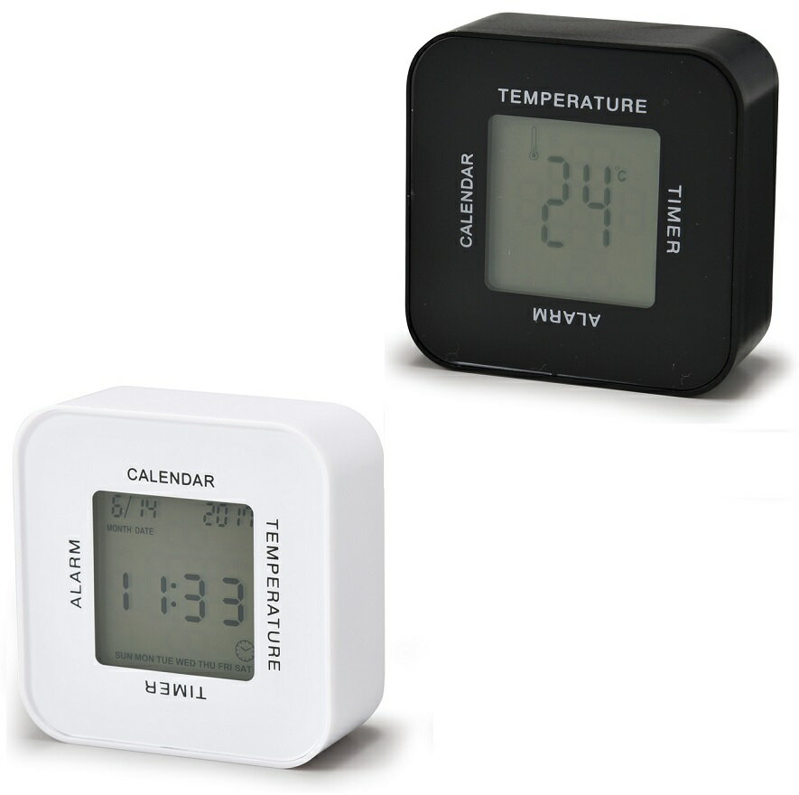 コロック　　アラーム 時計 カレンダー 温度計 タイマー デジタル 多機能 電池　　★ロット割れ不可　100個単位でご注文願います