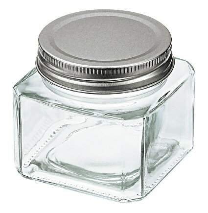 フタ付ガラス瓶 角型250ml　240個セット　　プチギフト お徳用 雑貨 景品 粗品 販促 プチ ギフト