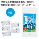 夏あめ 納涼 5個　　対策 熱中症 暑さ対策 食品 夏 水分 塩分 炎天下 真夏　　★ロット割れ不可　300個単位でご注文願います