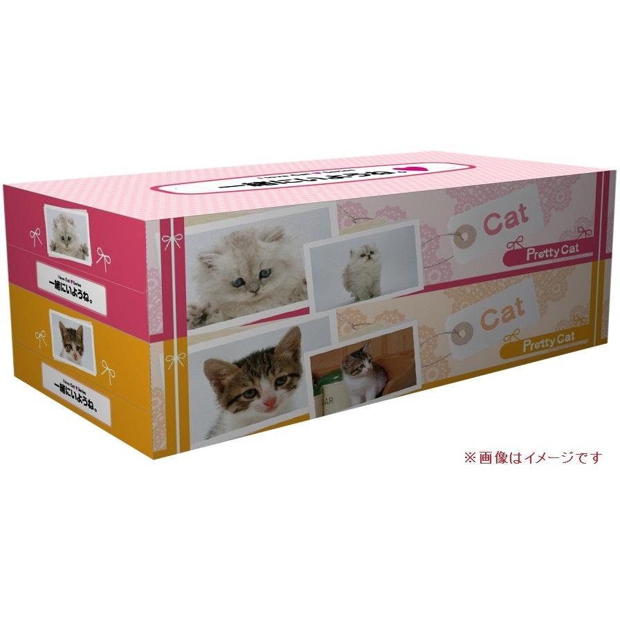 プリティキャット BOXティッシュ 130W