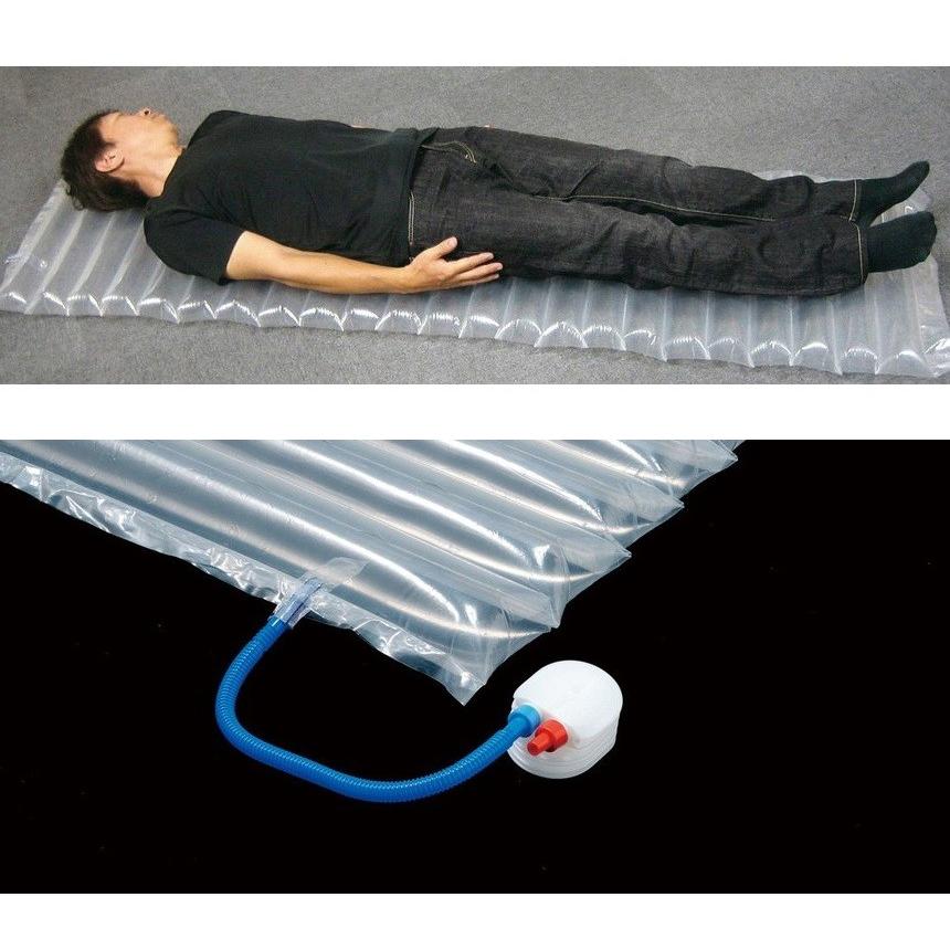 防災グッズ コンパクトエアーベッド　20個セット　　防災 コンパクトエアーベッド エアーベット 簡易ベッド 家族用 備蓄用 防災グッズ 災害対策 防災用品 避難グッズ 家族 避難用品 地震対策 防災セット キャンプ アウトドア 2