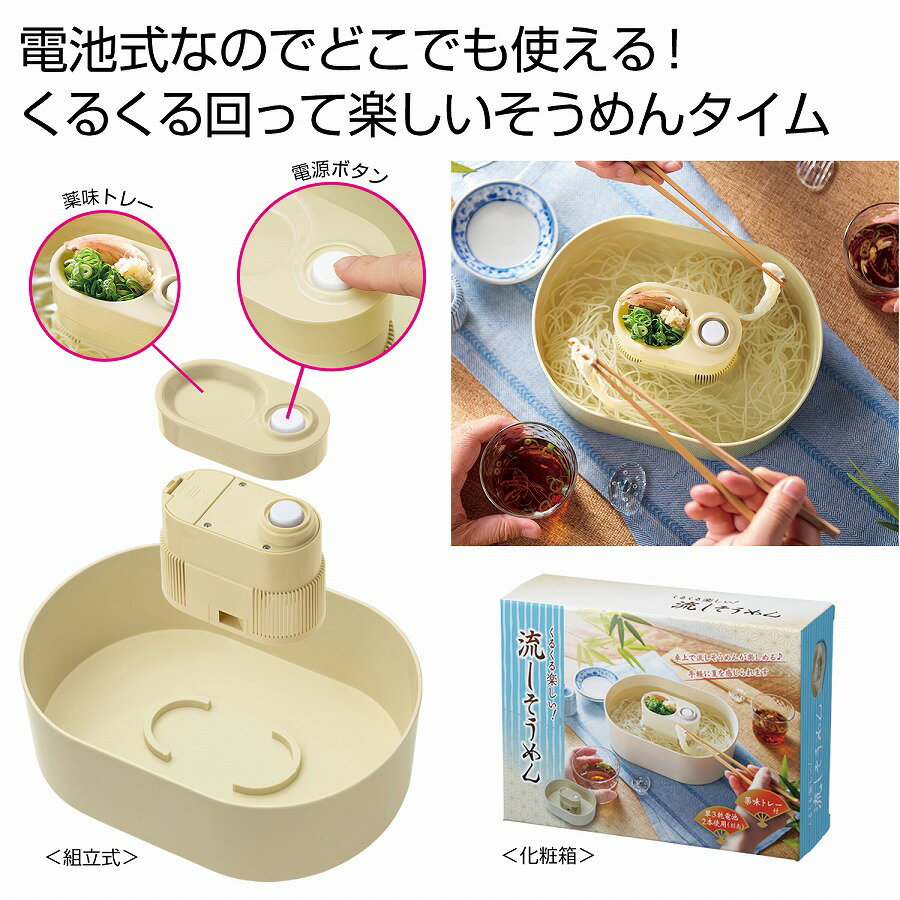 くるくる楽しい！流しそうめん器　15個セット　　流しそうめん機 流しそうめん器　家庭用 そうめん流し..