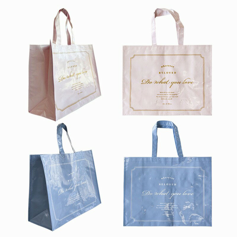 トートバッグ ロゴ柄　240個セット　　ショッピング トート バッグ ファッション 折りたたみ ショッピング サブバッグ かわいい おしゃれ 人気 お出かけ 買い物 景品 粗品 記念品 イベント まとめ買い 来場